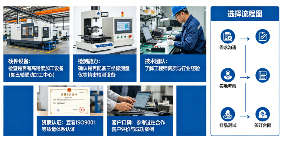 如何選擇靠譜的精密零件加工廠?3大核心標(biāo)準(zhǔn)避坑